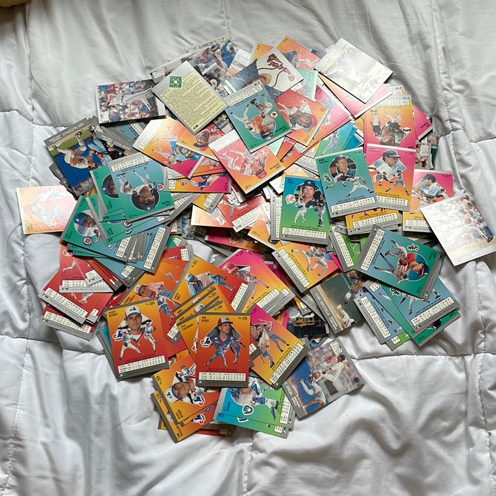 Sports trading cards